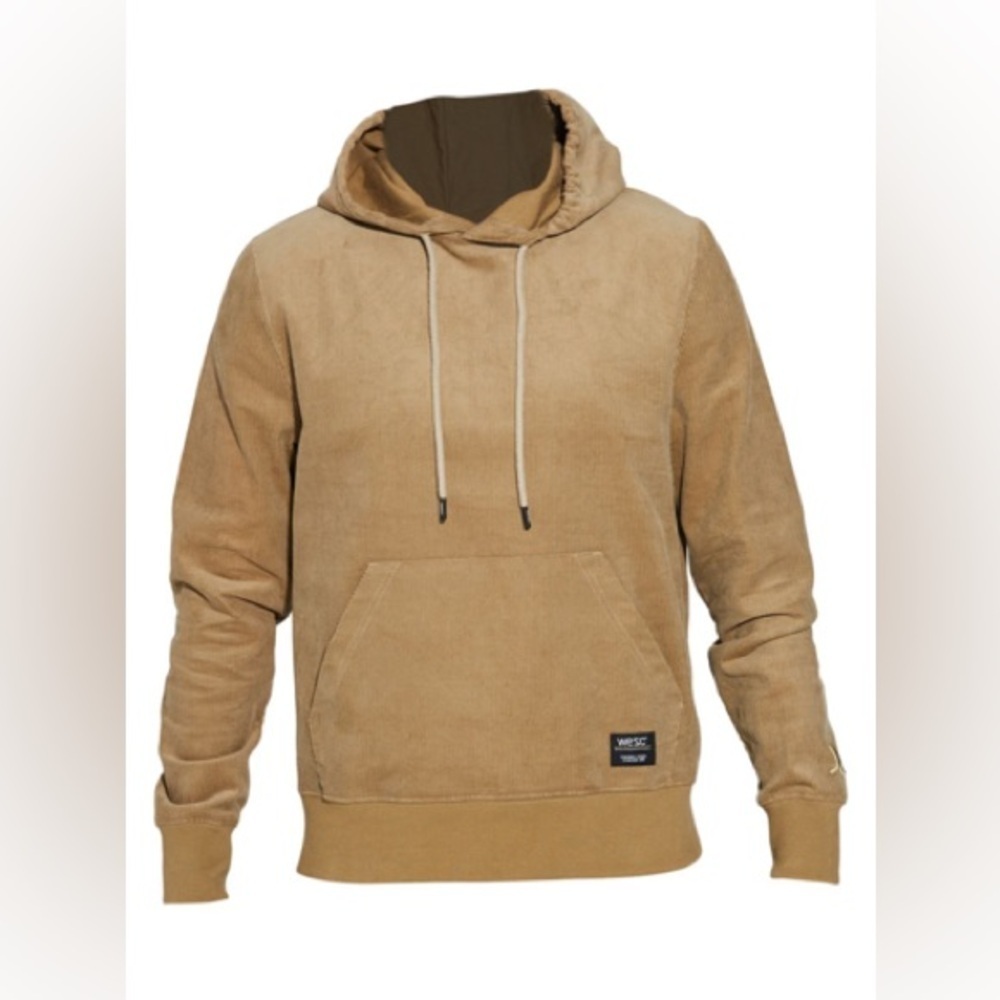 WESC CORDUROY HOODIE‎ in Tan size XL